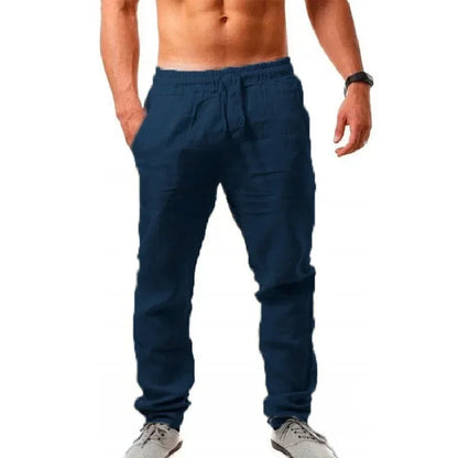 2025 Spring New Men's Cotton Linen Pants