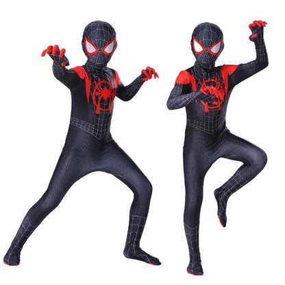 Unisex Spiderman Costumes Jumpsuit Halloween Bodysuit