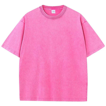 Vintage T-Shirts Men's Street Wear Cotton Short Sleeve