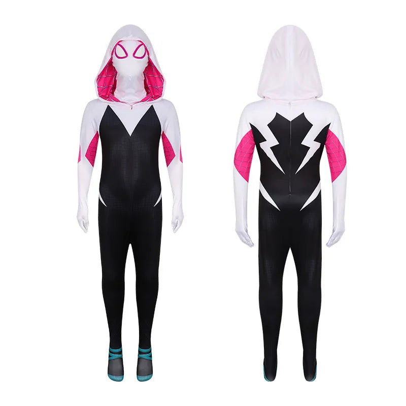 Unisex Spiderman Costumes Jumpsuit Halloween Bodysuit