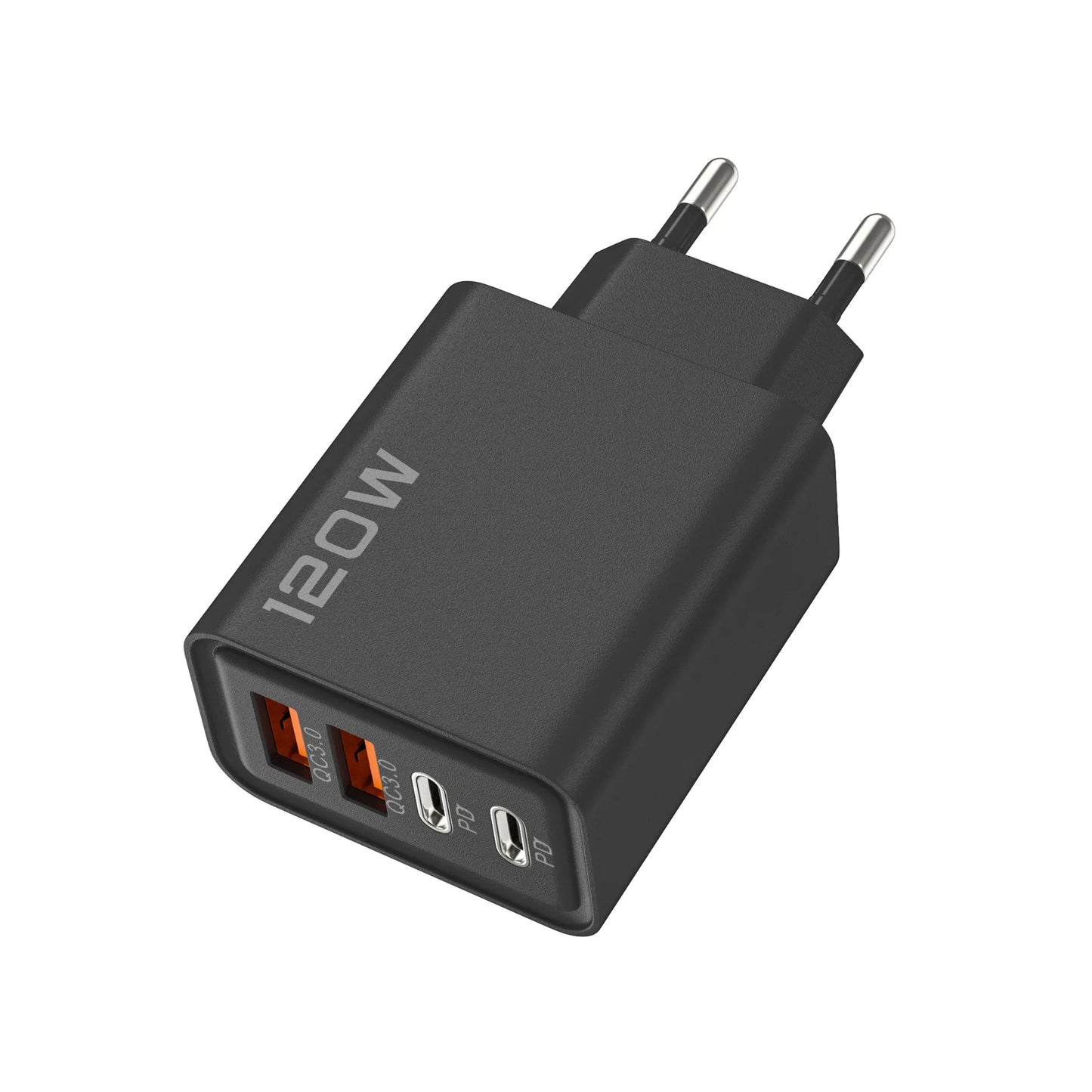 4 Port USB Type C Charger Fast Charging Data Cable USB Phone Charger Adapter for Samsung IPhone Xiaomi Wall Charger