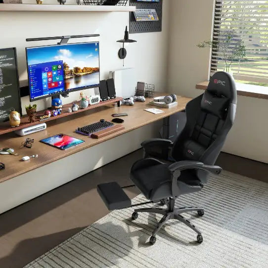 Pro Gamer Chair with Breathable Leather