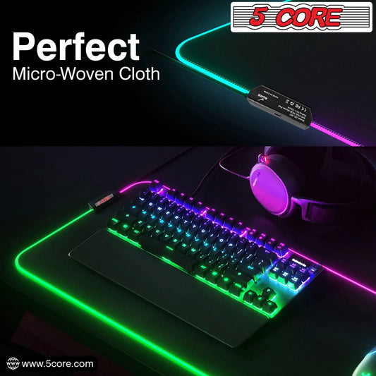 5Core RGB 12-Mode Gaming Desk Mat
