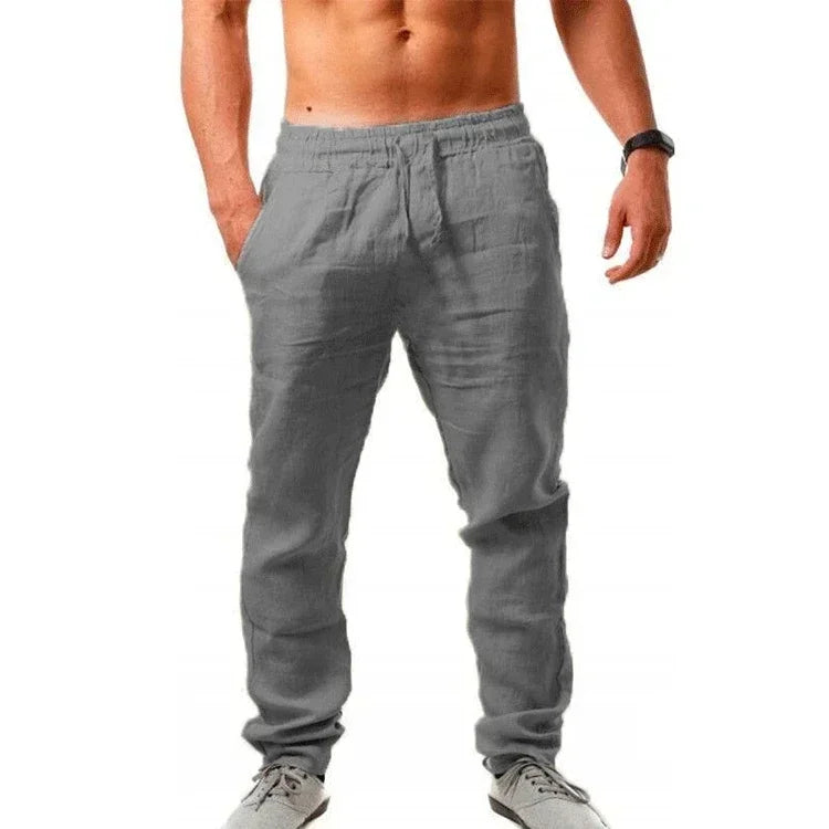 2025 Spring New Men's Cotton Linen Pants