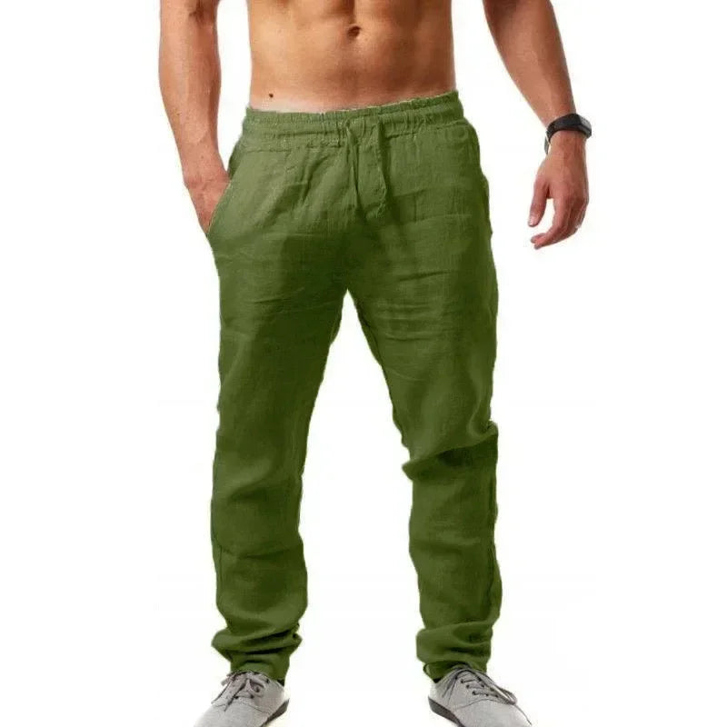 2025 Spring New Men's Cotton Linen Pants