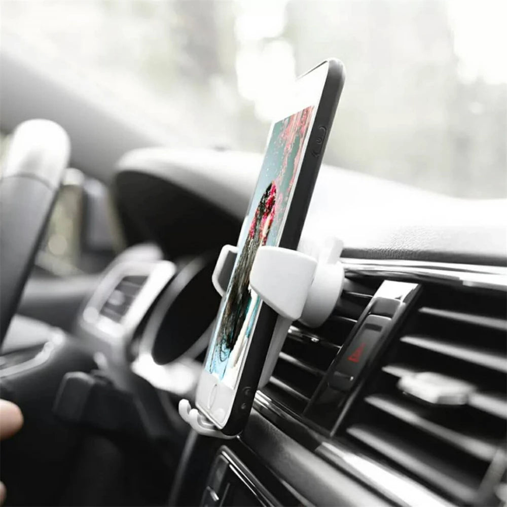 Universal Gravity Auto Phone Holder Car Air Vent Clip Mount