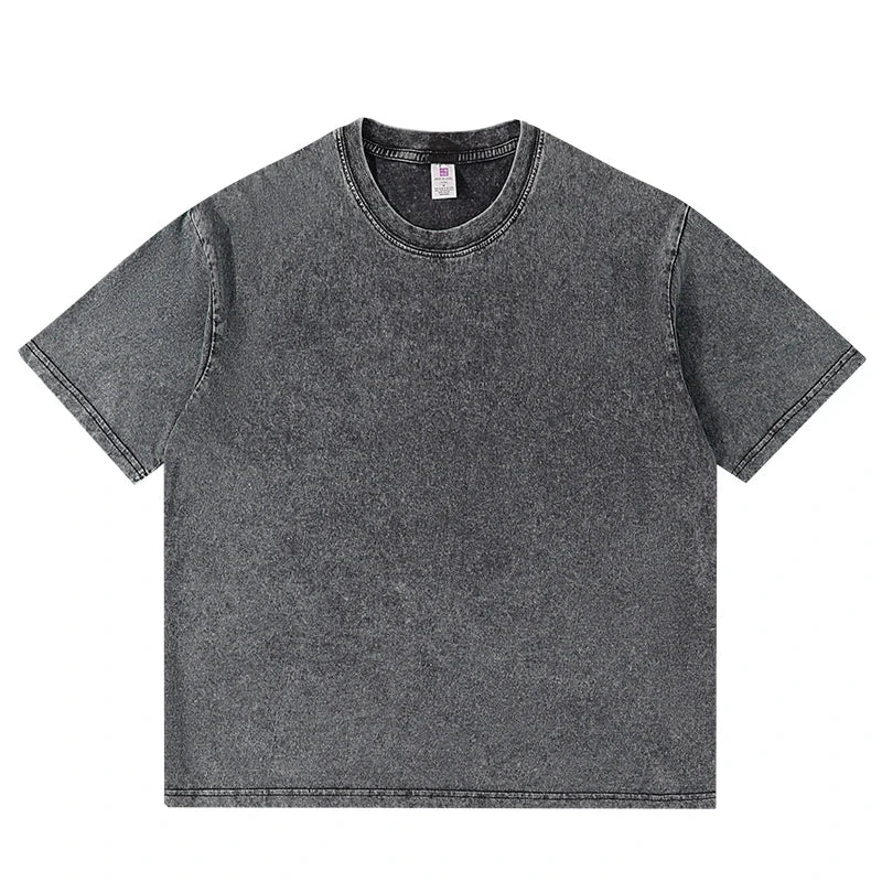 Vintage T-Shirts Men's Street Wear Cotton Short Sleeve