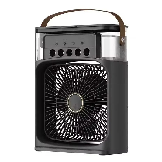 Cooling fan 3-in-1 portable desktop humidifier USB mini air conditioner