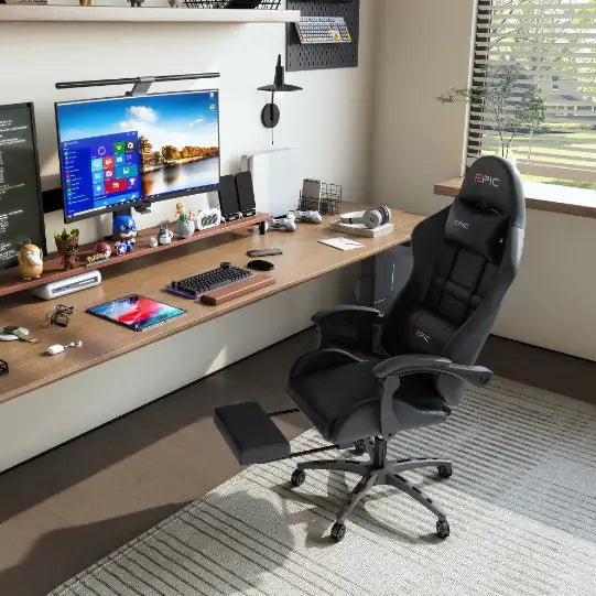 Pro Gamer Chair with Breathable Leather