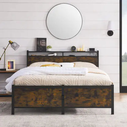 Classic Iron Queen Bed Frame