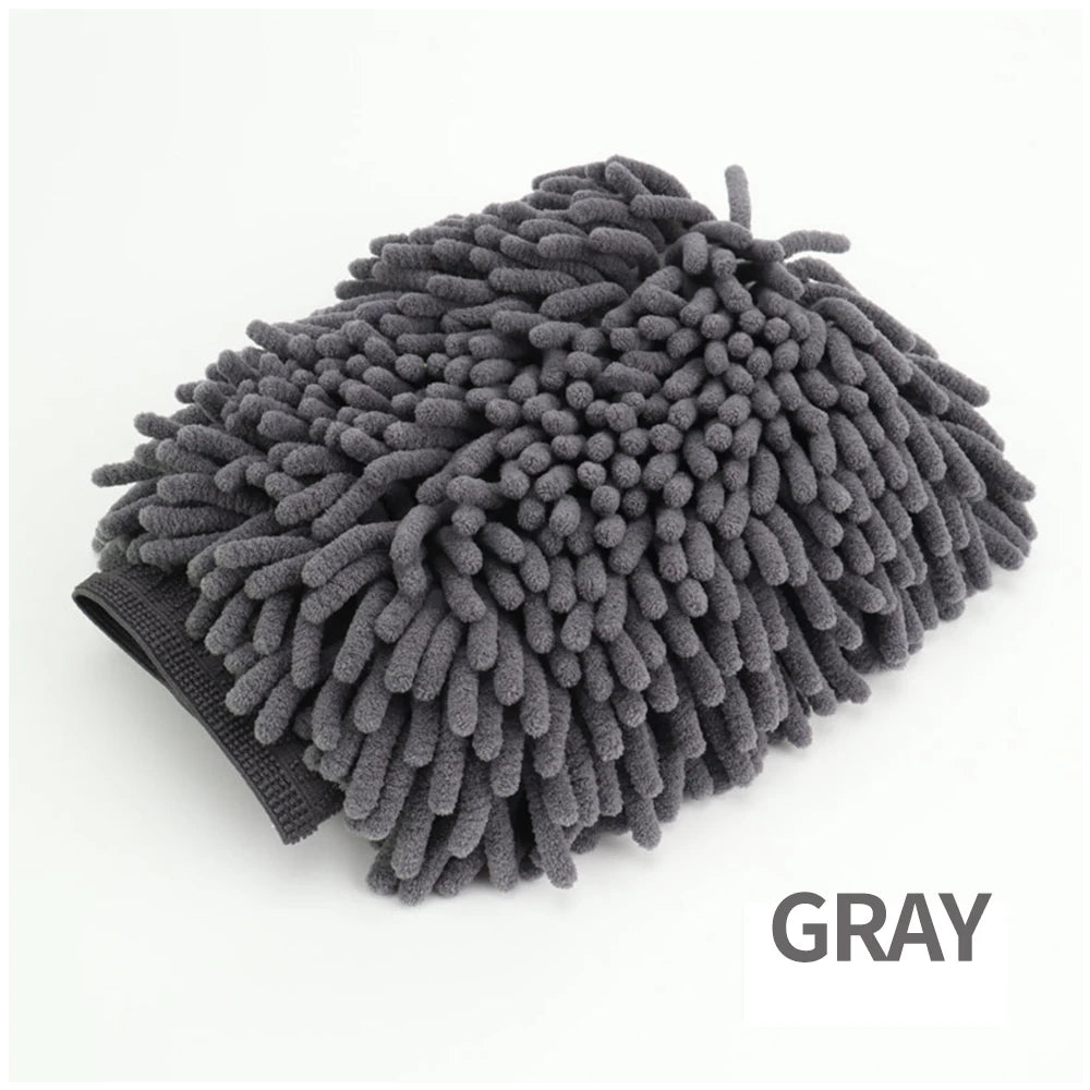 Car and Home Wash Gloves Chenille Glove Plush Rags