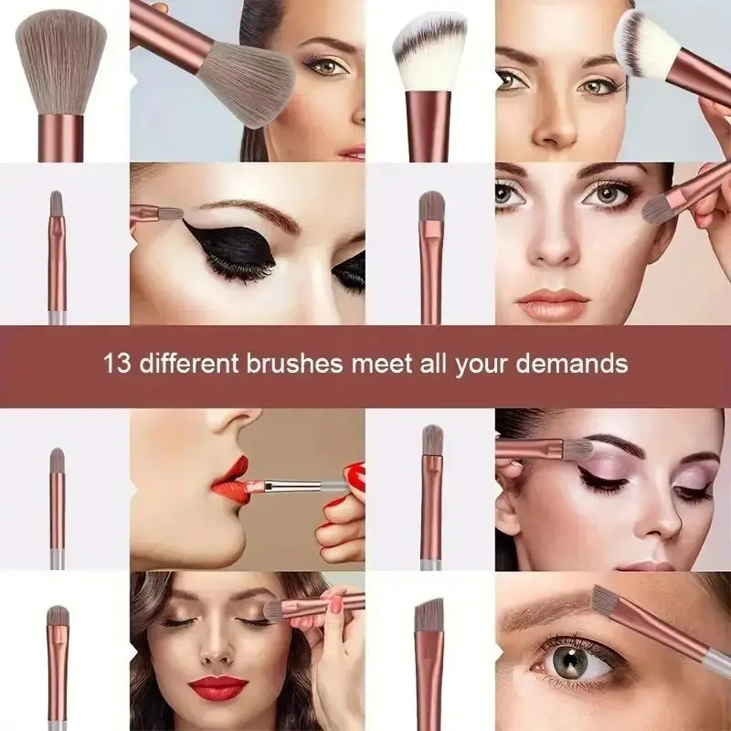 Makeup Brush Set Soft Fluffy Professional Cosmetic