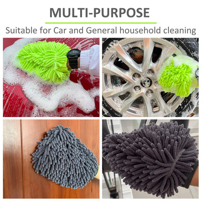 Car and Home Wash Gloves Chenille Glove Plush Rags