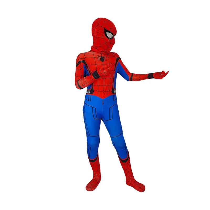 Unisex Spiderman Costumes Jumpsuit Halloween Bodysuit
