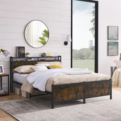 Classic Iron Queen Bed Frame