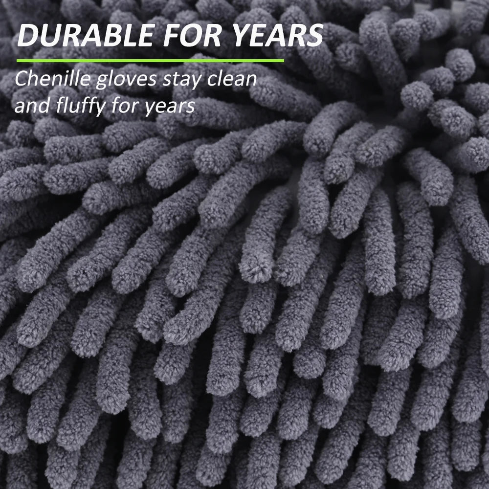 Car and Home Wash Gloves Chenille Glove Plush Rags