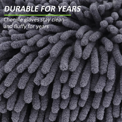 Car and Home Wash Gloves Chenille Glove Plush Rags