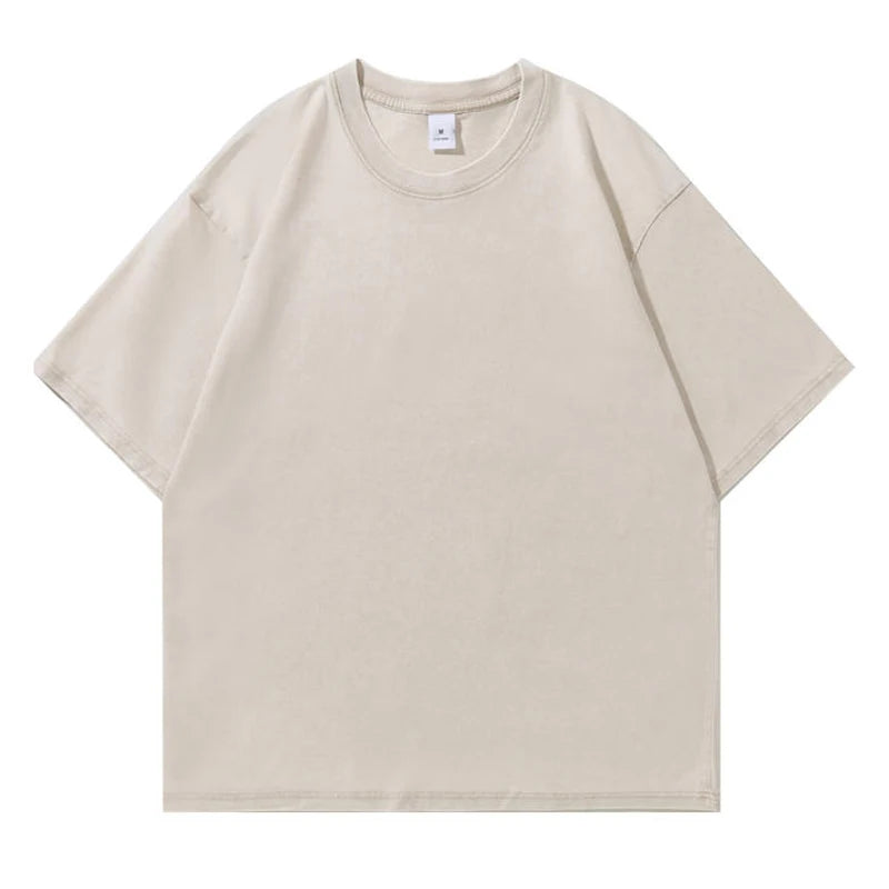 Vintage T-Shirts Men's Street Wear Cotton Short Sleeve