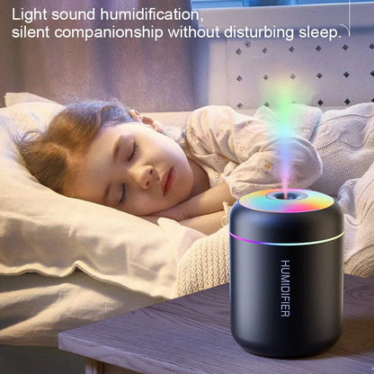 Mini Air Humidifier Usb Aroma Diffuser 180ml Essential Oil Purifier Cool Mist Sprayer