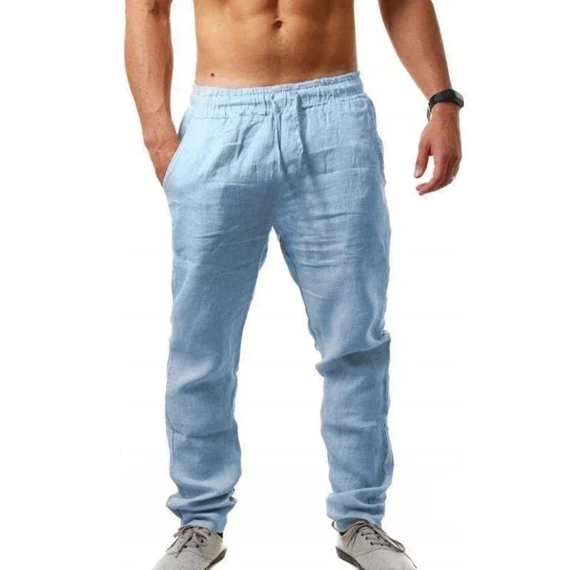 2025 Spring New Men's Cotton Linen Pants