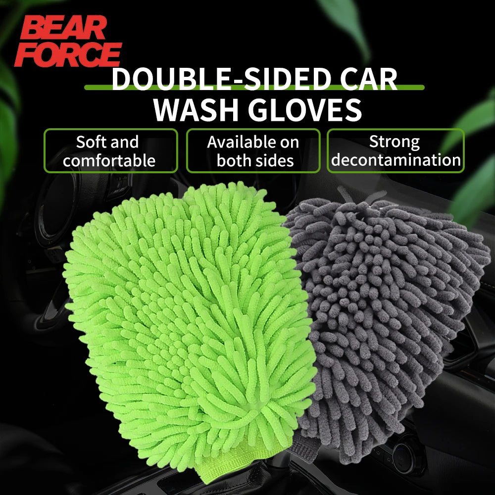 Car and Home Wash Gloves Chenille Glove Plush Rags