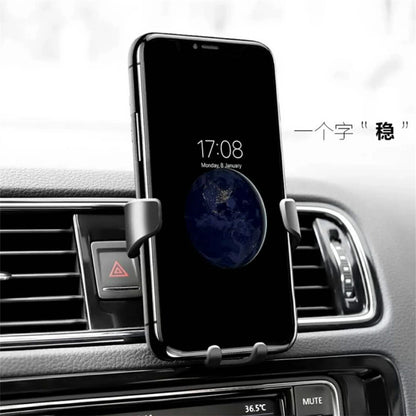 Universal Gravity Auto Phone Holder Car Air Vent Clip Mount