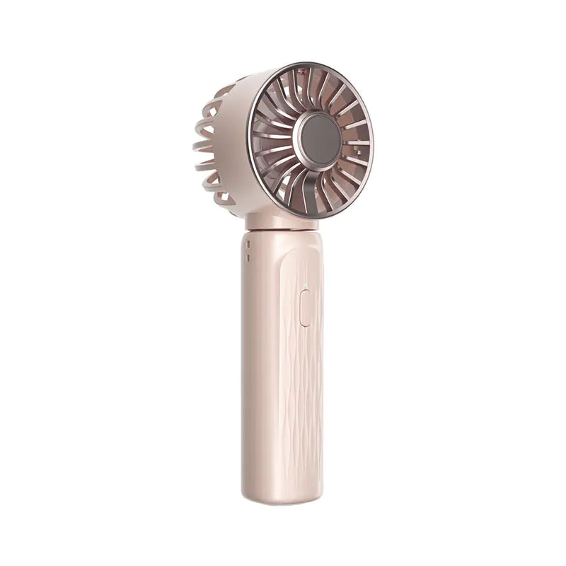 Portable Handheld Fan with Ice Cooling Cold Air | Rechargeable Mini Turbo Cooler