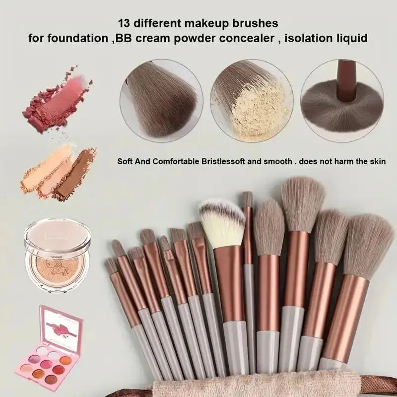 Makeup Brush Set Soft Fluffy Professional Cosmetic