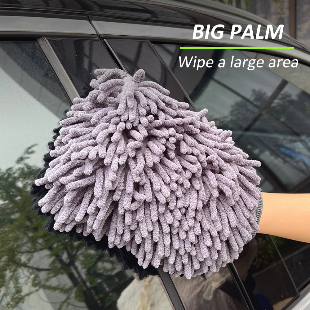 Car and Home Wash Gloves Chenille Glove Plush Rags