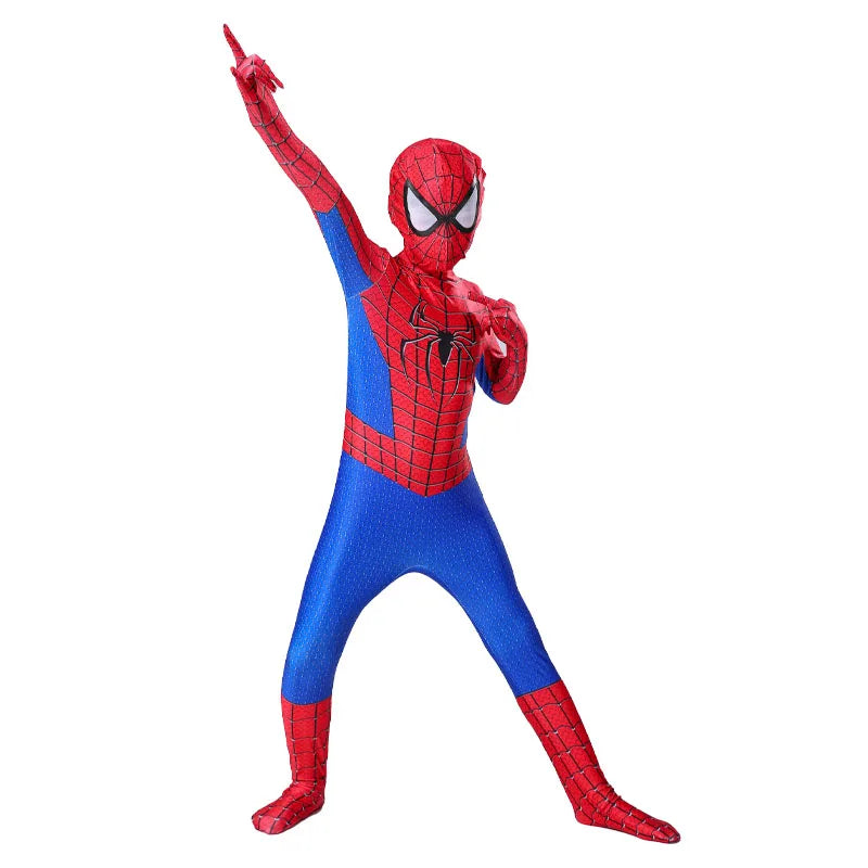 Unisex Spiderman Costumes Jumpsuit Halloween Bodysuit