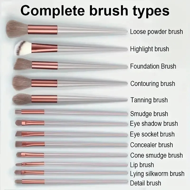 Makeup Brush Set Soft Fluffy Professional Cosmetic