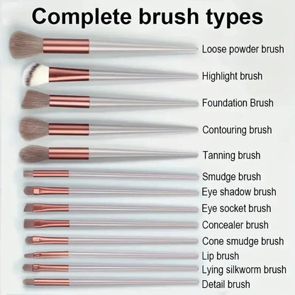 Makeup Brush Set Soft Fluffy Professional Cosmetic