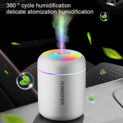 Mini Air Humidifier Usb Aroma Diffuser 180ml Essential Oil Purifier Cool Mist Sprayer