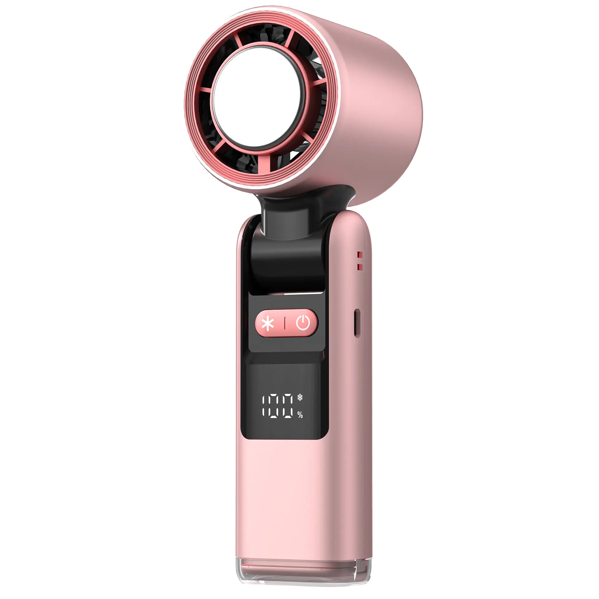 Portable Handheld Fan with Ice Cooling Cold Air | Rechargeable Mini Turbo Cooler