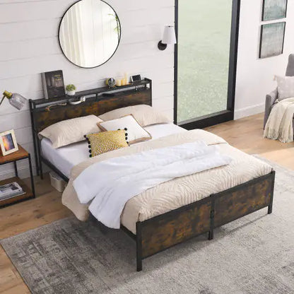 Classic Iron Queen Bed Frame