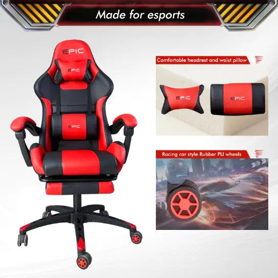 Pro Gamer Chair with Breathable Leather